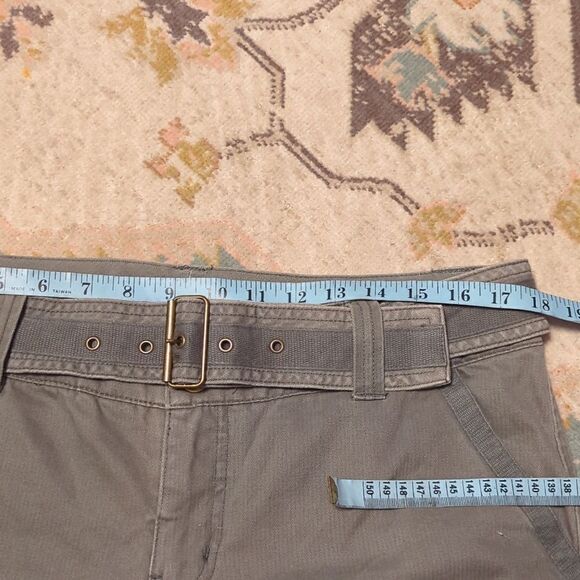Mossimo Mossissue Womens Pants Olive Size 13 BNWT W/Belt Pockets Front & Back - Picture 7 of 11